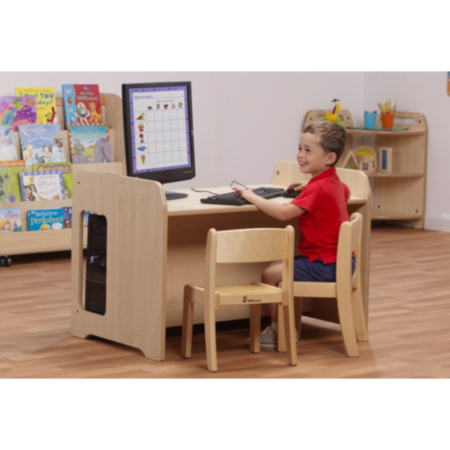 Millhouse Early Years Wooden Computer Workstation