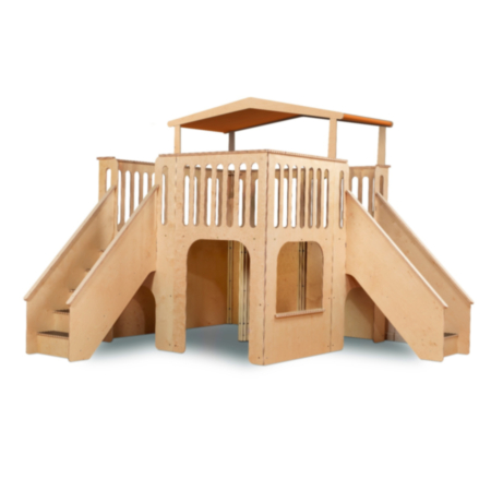 Millhouse Early Years Wooden Adventure Playhouse