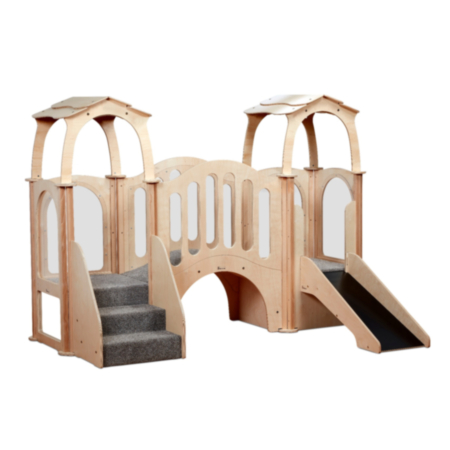 Hide and Slide Millhouse Kinder Gym - With Roof