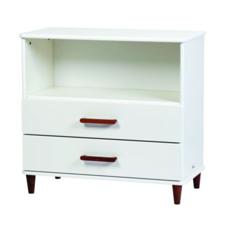 Millhouse Bambino White Freestanding Drawer Unit with Two Drawers