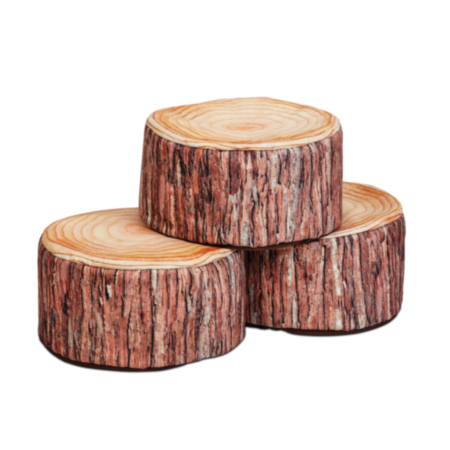 Millhouse Early Years Small Log Seat - Set of 3