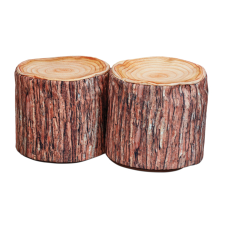 Millhouse Early Years Large Log Seat - Set of 2 