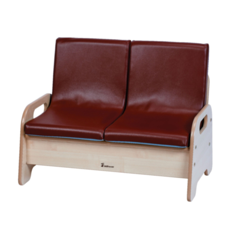 Millhouse Early Years Wooden and Vinyl 2 Seat Sofa