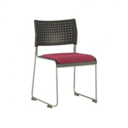 High Density Stacking Chair with Seat Pad - Public
