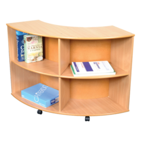 Early Years Curved Library Bookcase