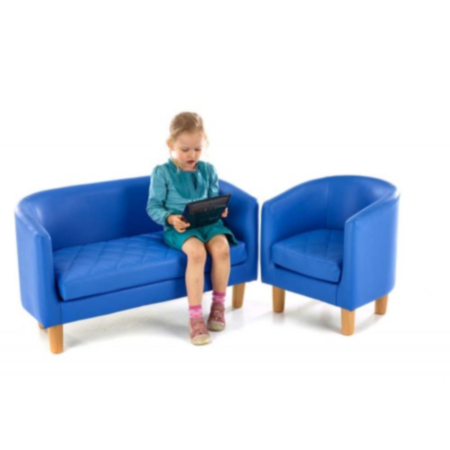 Quilted Children&#039;s Tub Sofa