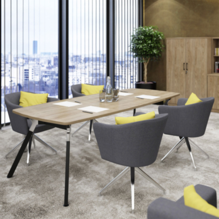 Anson Executive Office Meeting and Conference Table - A-Frame Legs