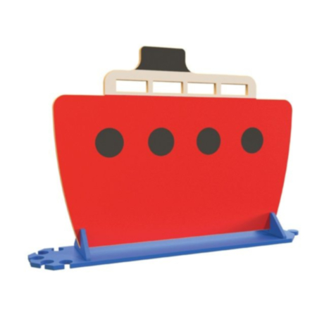 Nursery Room Divider Play Panel - Red Boat 