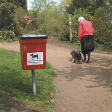 Outdoor Regent Pet Hygiene Bin for Public Spaces