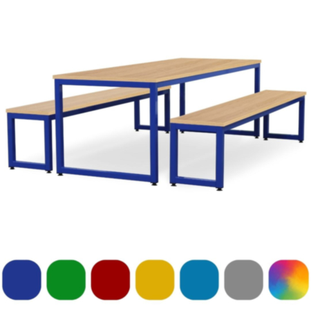 Rigi 12 Seater Canteen Breakout Table and Bench Set