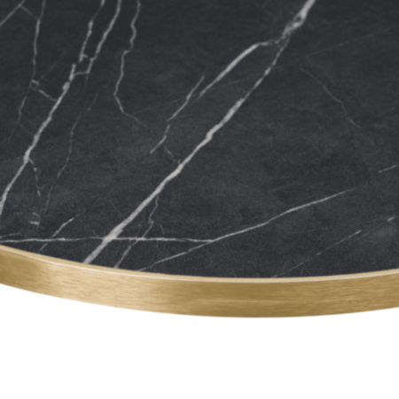 Omega Marble Effect Round Cafe Bistro Table Top