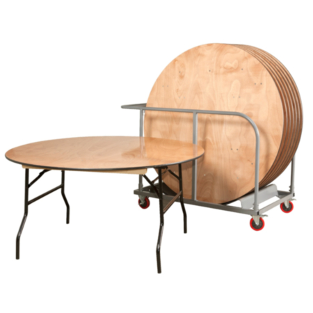 Mogo Round Folding Table Trolley