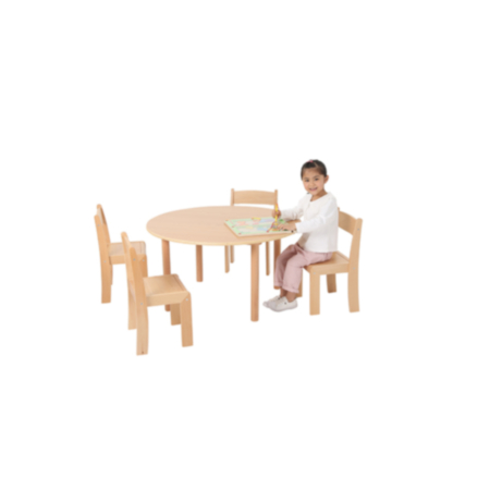 Early Years Natural Beechwood Round Classroom Table