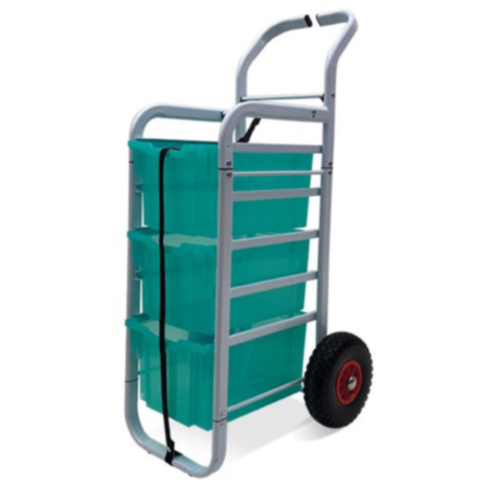 Antimicrobial Rover Trolley with 3 Deep Trays