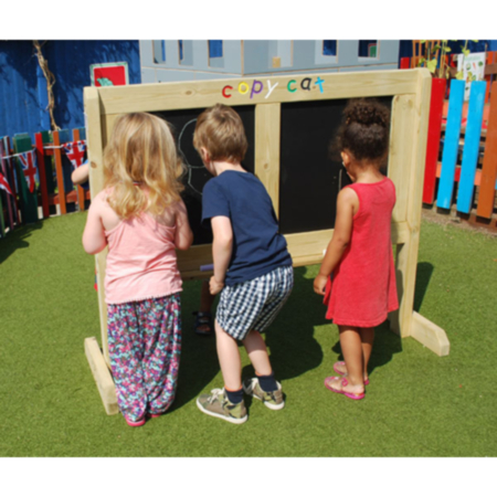 Outdoor Wooden Copycat Activity Panel