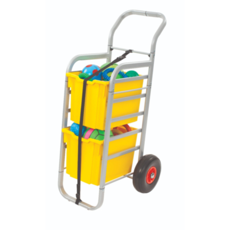 Gratnells Mobile Rover All Terrain Storage Cart - Silver Frame - Jumbo Trays