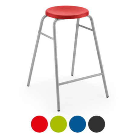Hille Polypropylene Round Top School Lab Stool