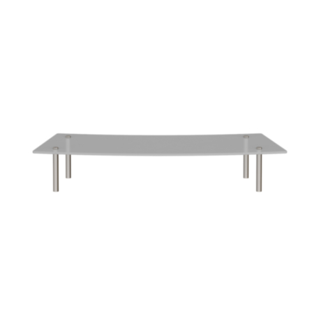 Denver Reception Glass Shelf - 800m Curved