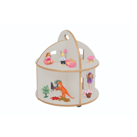 Small Round World Play and Storage Stand 