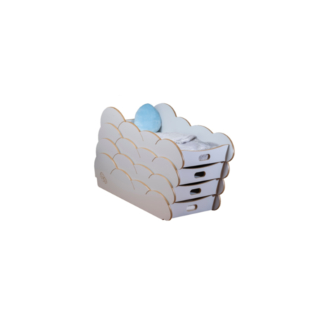Early Years Dream Cloud Stackable Cots - Pack of 4 BUNDLE DEAL 