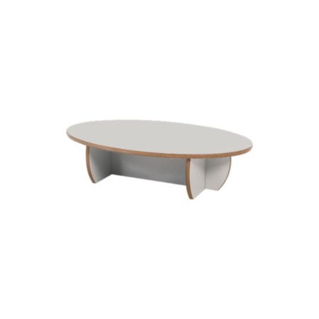 Mini Range Early Years Wooden High Circular Table -Grey