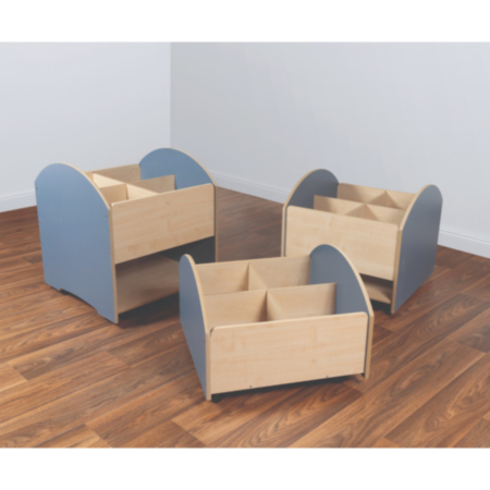 Curve Style Low Level Library Kinderbox - Maple