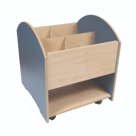 Curve Style Library Kinderbox - Maple