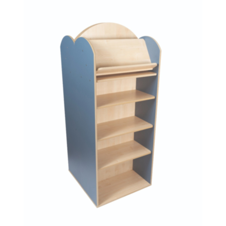 Curve Style Lecturn Shelf for 1200/1500 Bookcase - Maple