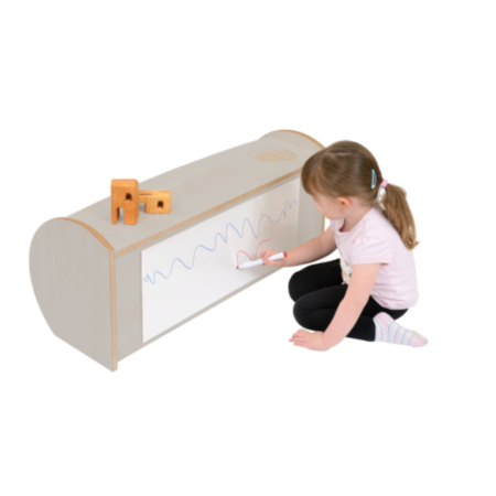 Mini Range Wooden Shelf Unit with Dry-wipe Whiteboard Back