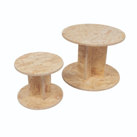 Early Years Conversations Around the Campfire Cable Reel Tables - Set of 2