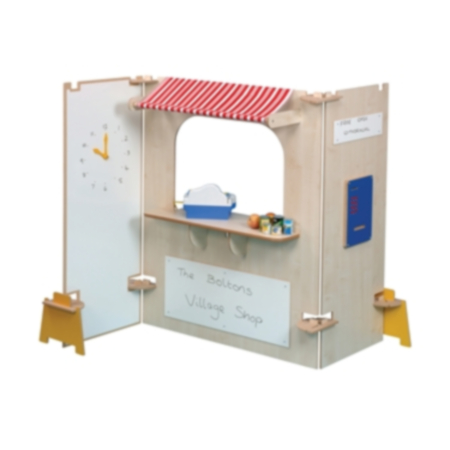 Role Play Supermarket Stall Play Panels - Maple