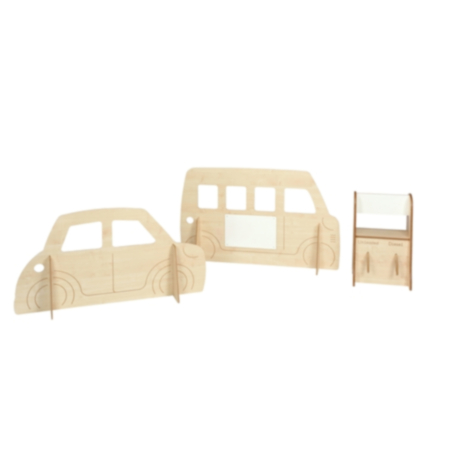 Toddle Range Car Role Play Panels - Maple