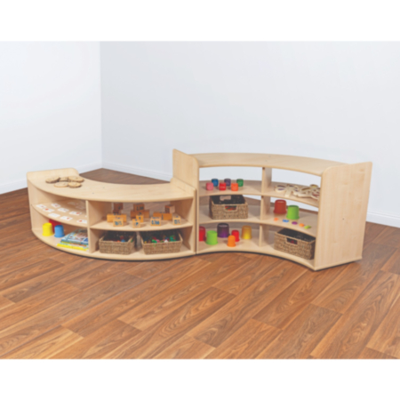 Early Years Solway High Curved Shelf Unit