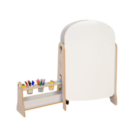 Early Years Indoor Tall Double Sided Easel and Storage Trolley Set