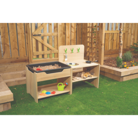 Early Years Wooden Outdoor Low-Level Kitchen 