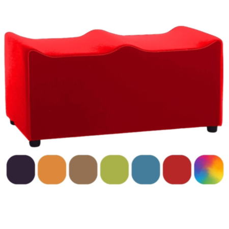 Scoop Low Level Double Breakout Fabric Seating