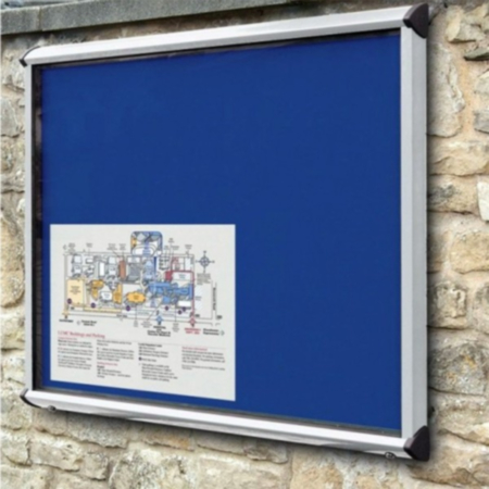 Shield Exterior Weatherproof Showcase Lockable Noticeboards