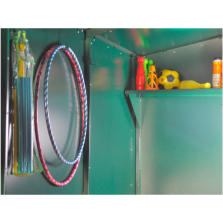 Asgard School Centurian Secure Outdoor Metal Storage Shed Pack 1