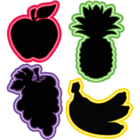 Primary School Indoor or Outdoor Fruit Chalkboard with FREE Pack of Chalk