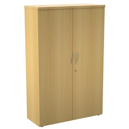 Regent 1560mm Tall Office Bookcase - Nova Oak