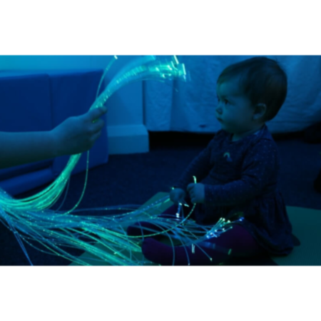 Early Years Sensory Interactive LED Light Source with Dice Control - Battery Powered