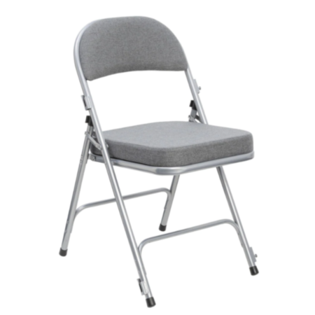 Mogo Comfort Deluxe 30 Folding Chair Bundle with Low Trolley - Grey