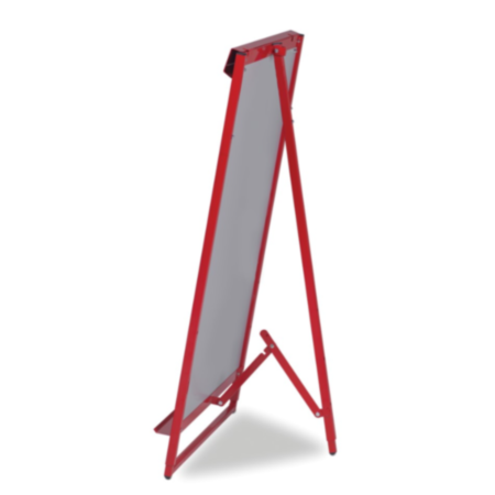 2 Clix Non Magnetic Flip Chart Easel with Dry Wipe Surface - Blue