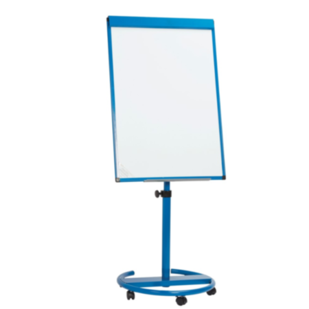Ultramate Magnetic Round Base Flip Chart Easel - Blue