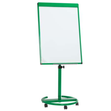 Ultramate Magnetic Round Base Flip Chart Easel - Green