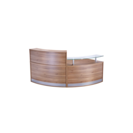 Low Curved Radial Modular Reception Counter