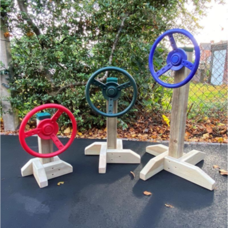 Early Years Outdoor Role Play Steering Wheels - Set of 3