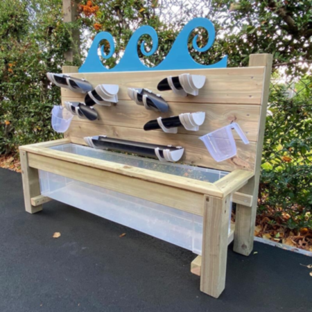 Early Years Outdoor Water Wall Bench