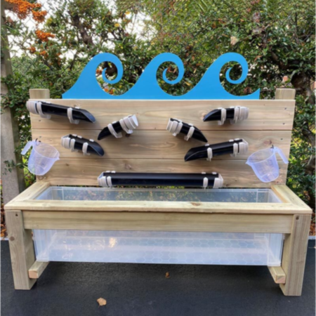 Early Years Outdoor Water Wall Bench