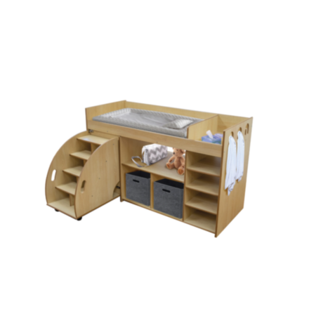 Wooden Baby Nappy Changing Station - Maple